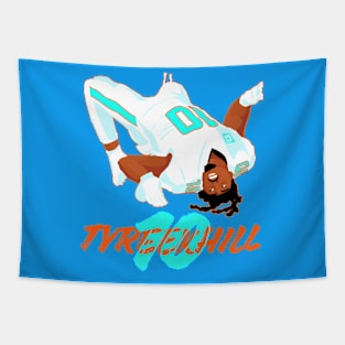 Tyreek Hill 10 - miami dolphins Tapestry