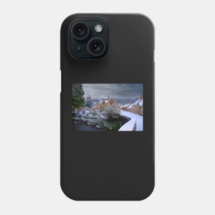 Castle Combe in the snow Phone Case