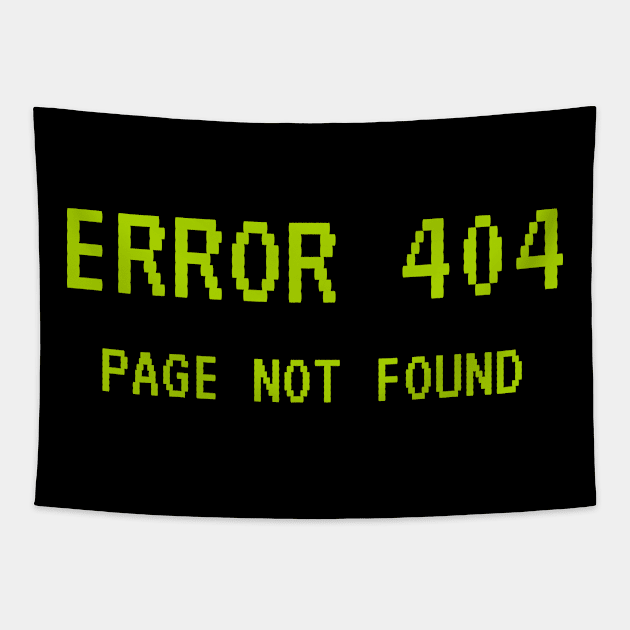 Error 404 Page Not Found Tapestry by Software Testing Life