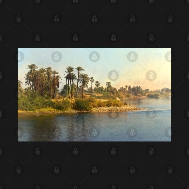 Palm Lined Banks of The Nile by IanWL