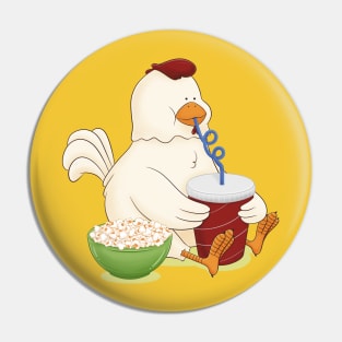 Chicken Popcorn Pin