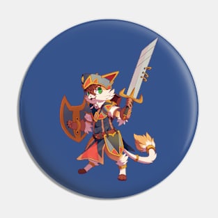 Sword Cat Pin