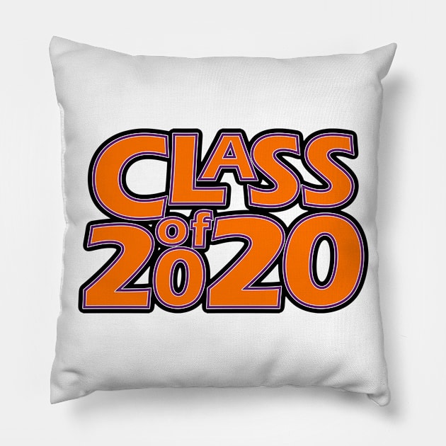 Grad Class of 2020 Pillow by gkillerb