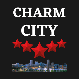 CHARM CTY STAR CITY DESIGN T-Shirt