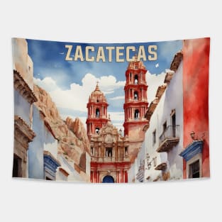 Teul de Gonzalez Ortega Zacatecas Mexico Vintage Tourism Travel Tapestry