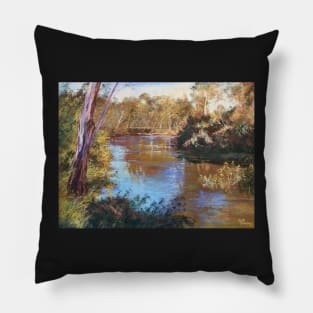 'Beside the Goulburn - Trawool' Pillow