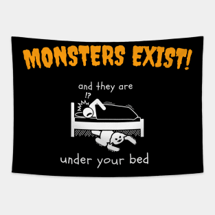 Monsters Exist Tapestry