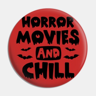 Horror Movie and Chill | Halloween Vibes Pin