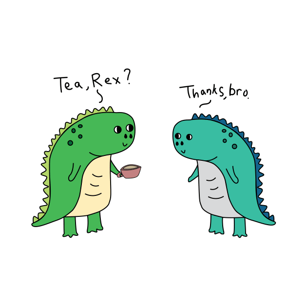 Tea Time with the Dinos by Little Shadow Lady