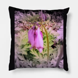 pink bleeding hearts #3 Pillow