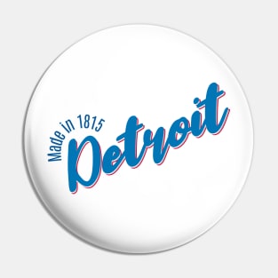 Detroit in 1815 Pin