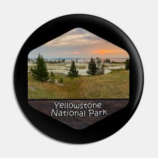 Yellowstone National Park - West Thumb Geyser Trail Pin