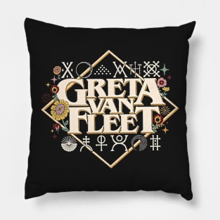 Iris greta 4 Greta Van Fleet Shirt, Retro Musical Shirt, Greta Van Fleet Rock Band Shirt, Boho Vintage Musician Shirt, Retro Greta Van Fleet T-shirt Tee Pillow