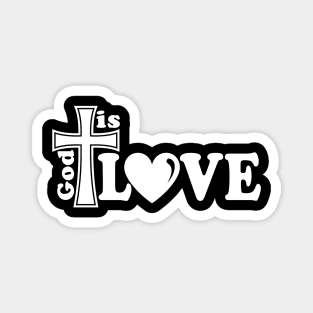 Christian Design God Is Love Magnet