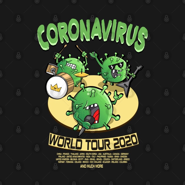 Coronavirus World Tour 2020 by VinagreShop