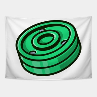 Hockey Green Biscuit Tapestry