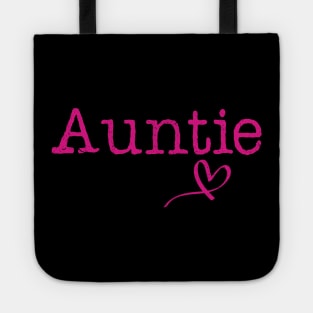 Auntie heart Love Auntie Gift Tote