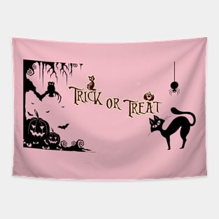 Halloween Trick Or Treat Tapestry