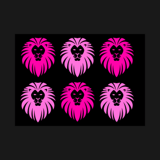 Pink and baby pink lions T-Shirt