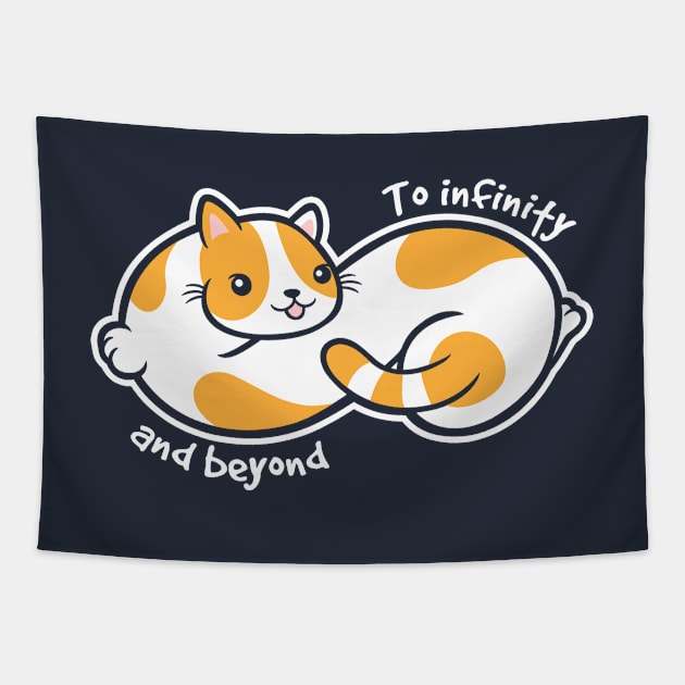 Infinity cat Tapestry by NemiMakeit