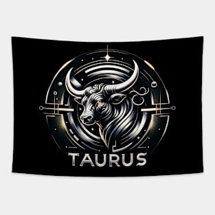 Celestial Taurus Emblem Apparel Tapestry