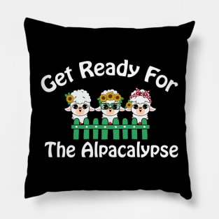 Get Ready For Alpacalypse Pillow