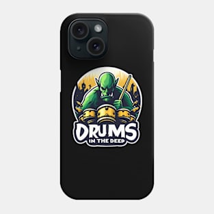 Drums in the Deep - Orc Drummer - Fantasy Phone Case