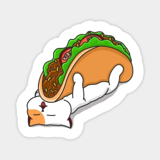 Cat and Taco Magnet