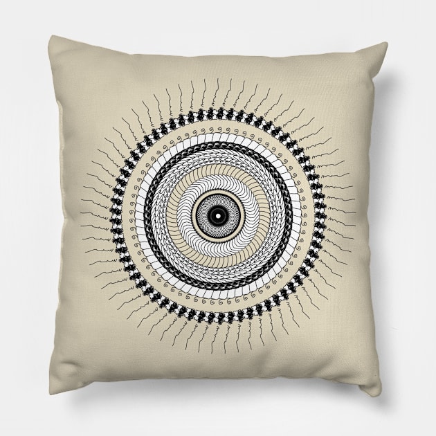 Mandala Pillow by MiNuRa