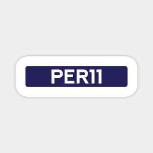 Sergio Perez 11 - Driver Tag #3 Magnet