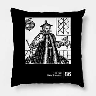 Dktr Faustus - Minimal Style Graphic Artwork Design Pillow