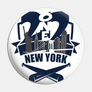 212 New York Baseball Pin