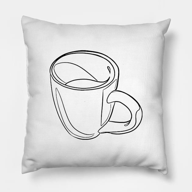 Caffeinated Pillow by AshleyNikkiB