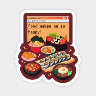 Japanese Cuisine Anime Food Magnet