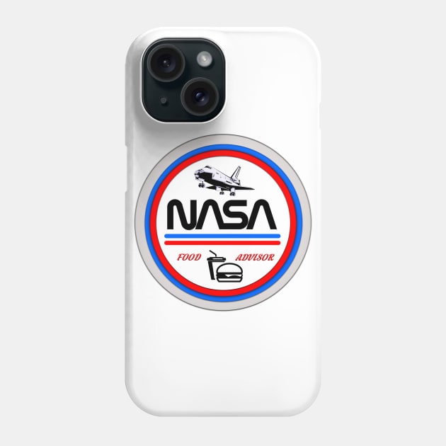 Nasa Food Advisor Phone Case by Tenkaichi_Art