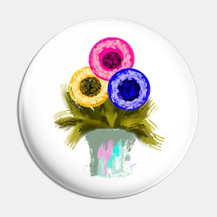 COLORFUL POSY Pin