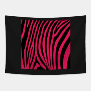 Hot Pink Zebra Pattern Tapestry