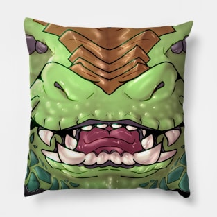 Green Dragon Mask Pillow