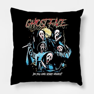 Spooky Halloween Ghost Pillow