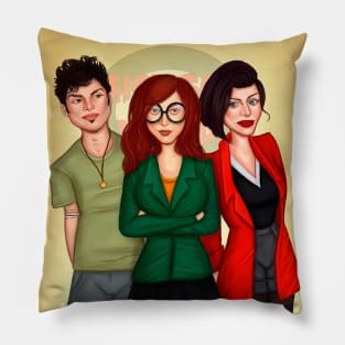 Daria, Jane and Trent Pillow