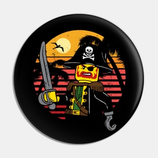 Pirates Captain Brick Beard Pin