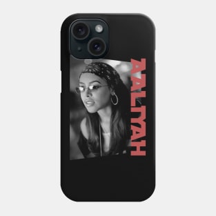 aaliyah monochrome style Phone Case