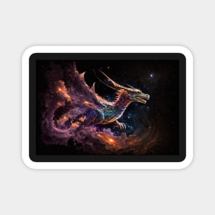 Space Dragon Nebula 001 Magnet