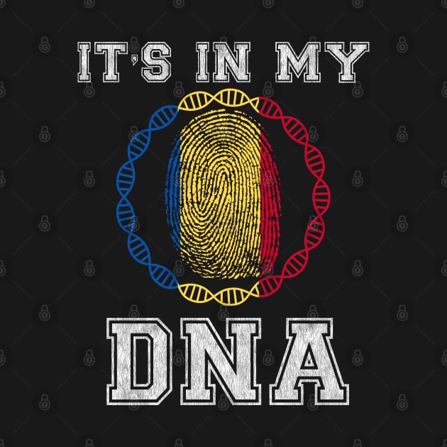 Chad  It's In My DNA - Gift for Chadian From Chad by Country Flags