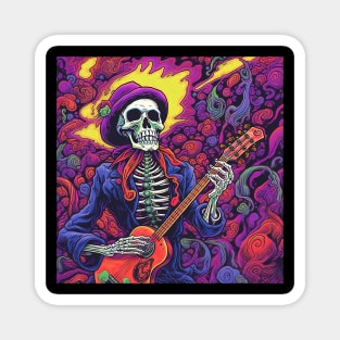 Skeletal Blues Magnet