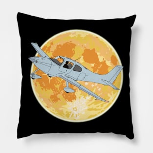 Cirrus SR22 Orange Moonlight Pillow