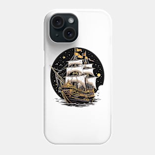 Pirate Ship Voyage Beauty Nature Ocean Discovery Phone Case