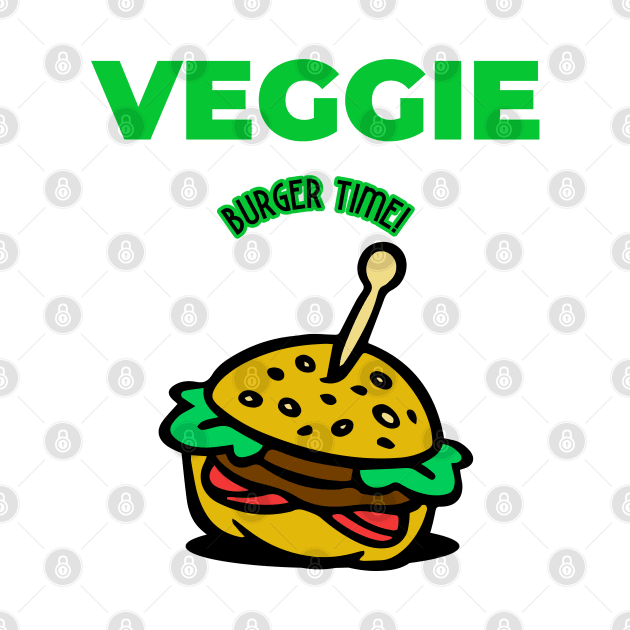 Veggie Burger Time! by TJWDraws