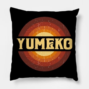 Vintage Proud Name Yumeko Birthday Gifts Circle Pillow