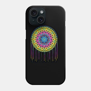 Boho Mandala T-Shirt Rainbow Colors Phone Case